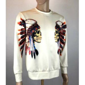 XUAN YING Duel Facing Skulls Indian Head Dress